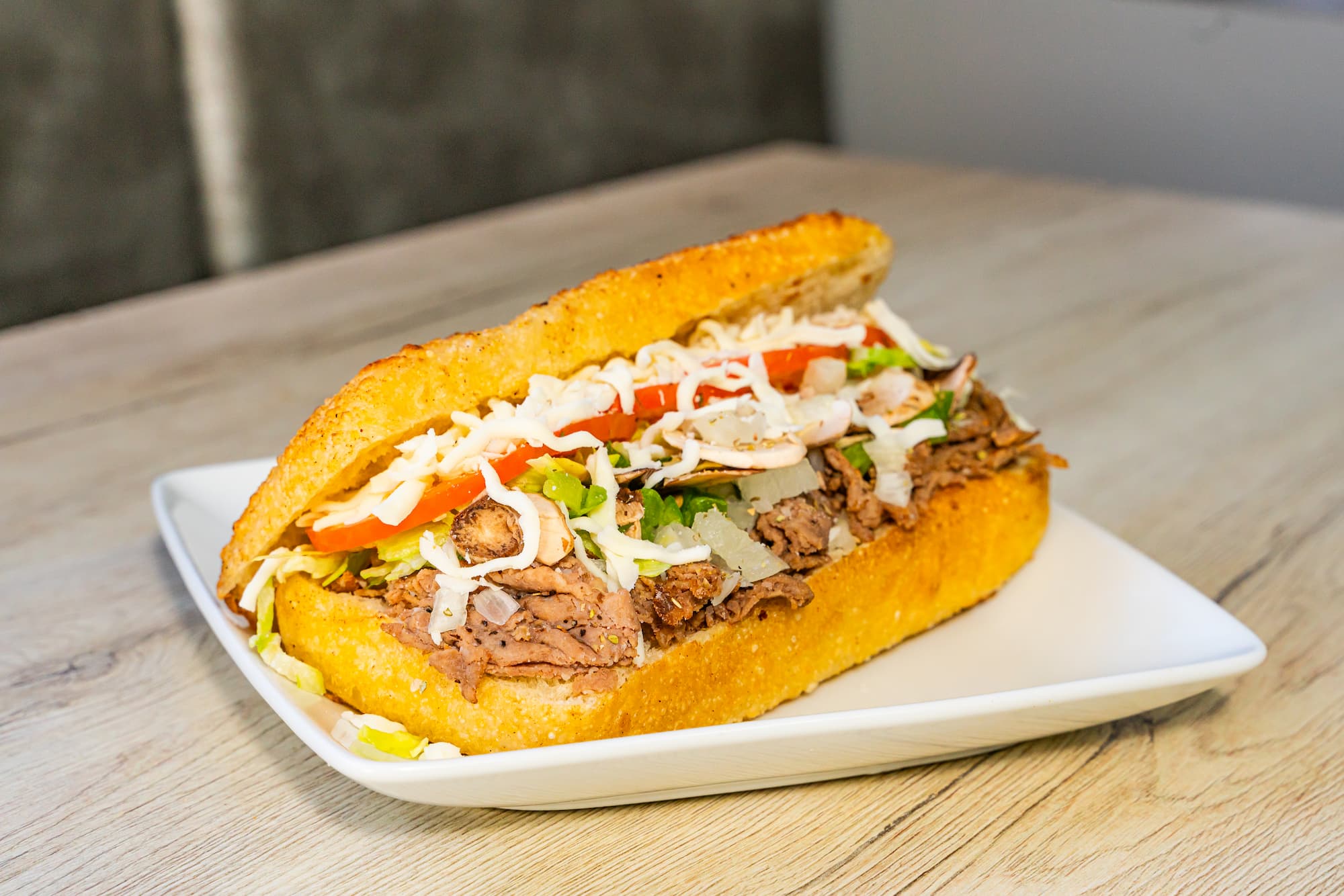 STEAK CHEESE & MUSHROOM